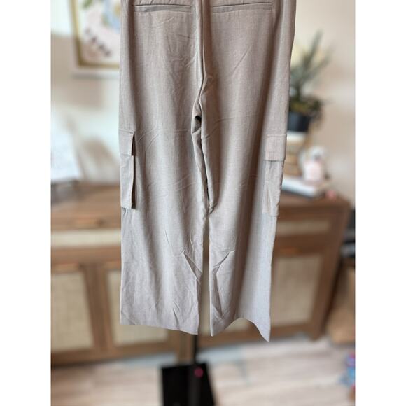 Abercrombie & Fitch Sloane Lightweight Tailored Cargo Pant Beige Womens Sze 27/4 - Picture 5 of 13